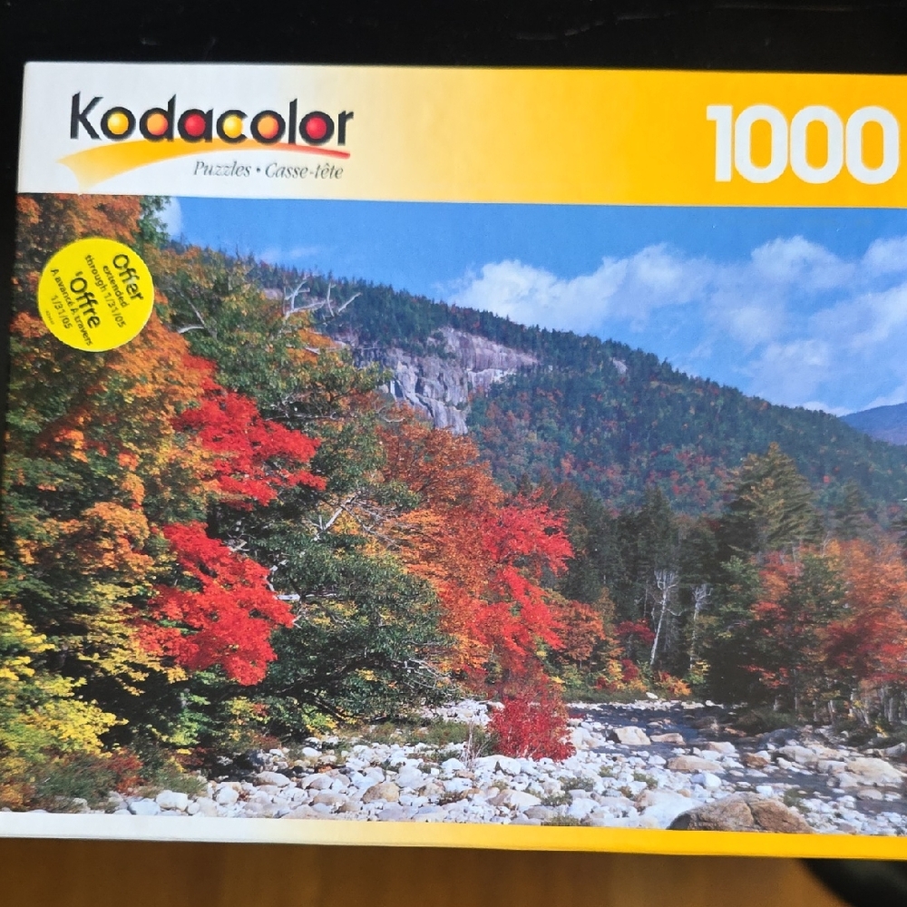 1000-Piece Puzzle - Vibrant Autumn Scene